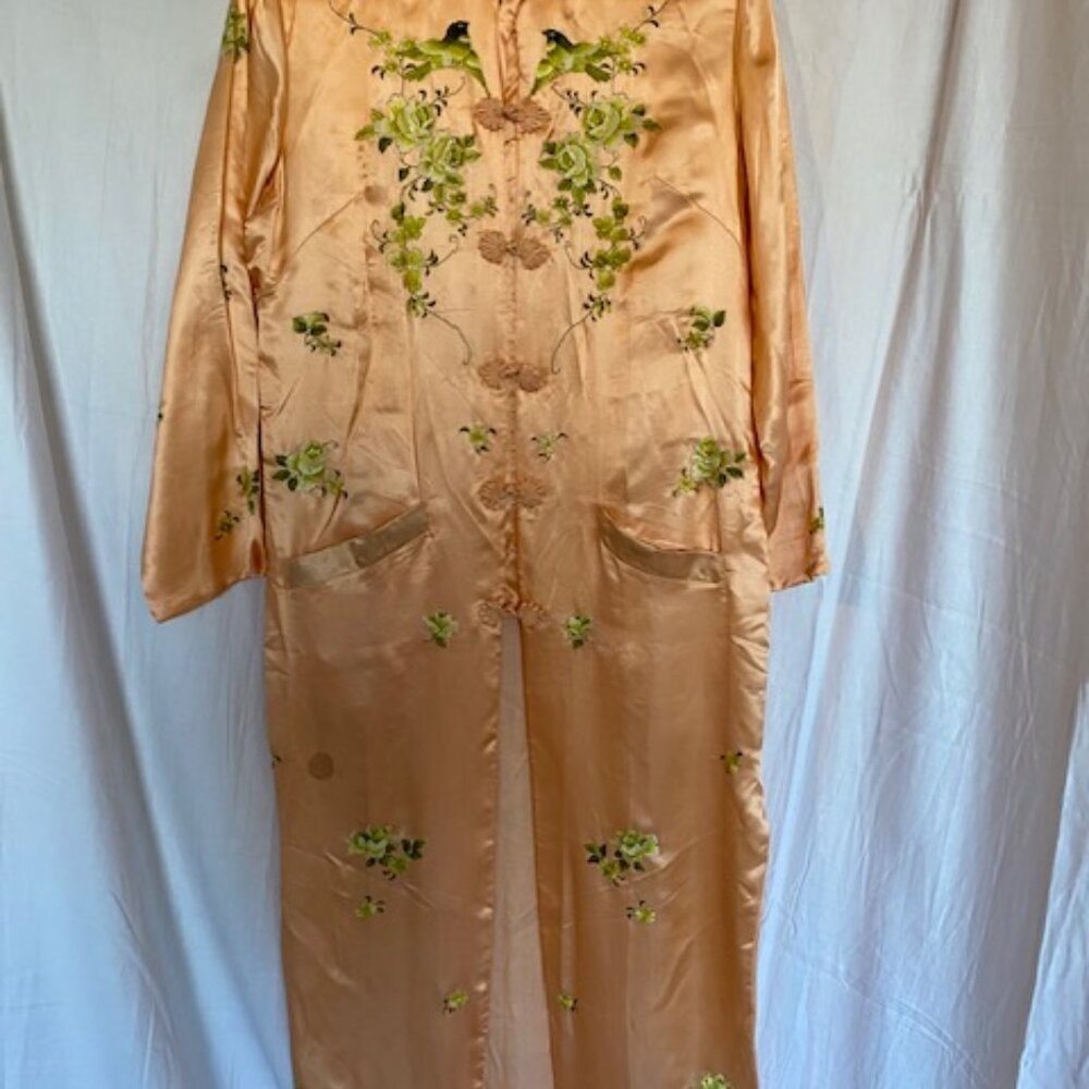 Peach Floral Dress